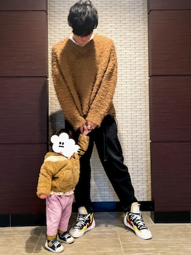 「doublet（ダブレット）のアイテム（ニット/セーター）」を使った、tskさん（メンズ・185cm）の冬コーディネート