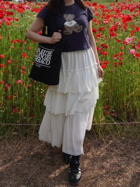 「MARITHE + FRANCOIS GIRBAUD（マリテフランソワジルボー）のアイテム」を使った、sabakoさん（レディース・158cm）の春コーディネート