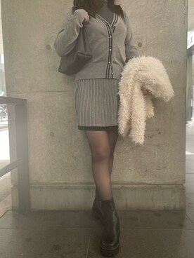 「CHARLES & KEITH（チャールズ & キース）のアイテム（ブーツ）」を使った、sabakoさん（レディース・158cm）の秋コーディネート