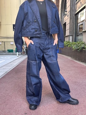 「G-STAR RAW（ジースターロゥ）のアイテム（ジャケット/アウター）」を使った、G-Star RAWさん（レディース・161cm）の秋コーディネート