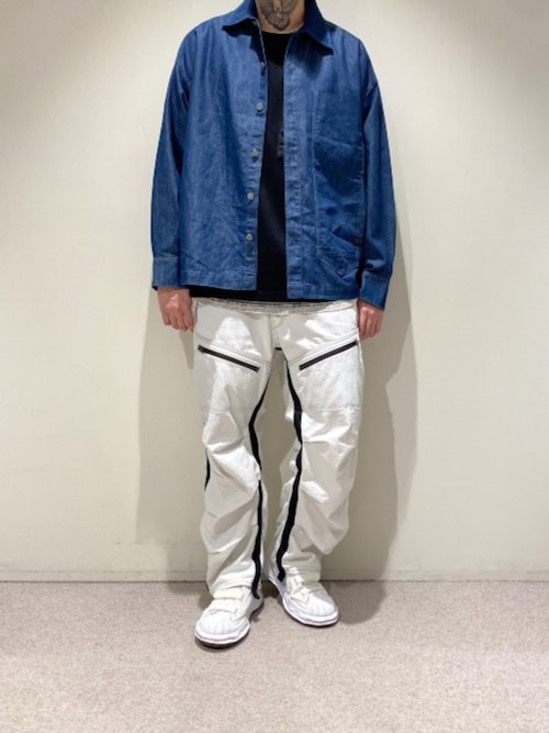 G-STAR RAW (ジースターロゥ) LONG POCKET MAXI SHIRT (ロング ポケット マキシー シャツ) サステナブル オーバーサイズフィット ロングポケット デニムシャツ G-STAR RAW (ジースターロゥ) LONG POCKET MAXI SHIRT (ロング