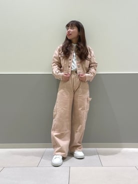 「G-STAR RAW（ジースターロゥ）のアイテム（ジャケット/アウター）」を使った、G-Star RAWさん（レディース・150cm）の春コーディネート