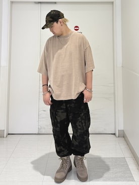 「ミリタリーパンツ」｜G-Star RAWさん（メンズ・174cm）の秋コーディネート