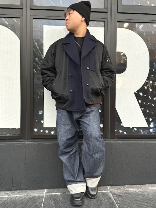 G-STAR RAW pコート ピーコート 「UNISEX」HYBRID PEACOAT/異素材