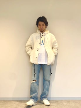 「G-STAR RAW（ジースターロゥ）のアイテム（ジャケット/アウター）」を使った、G-Star RAWさん（メンズ・167cm）の春コーディネート