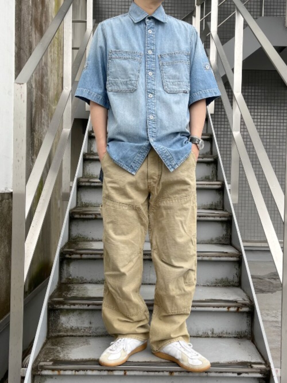 ★AMES-WORLDWIDE★CARPENTER PANTS GREY★正規品/韓国直送料込 1717570112.jpg