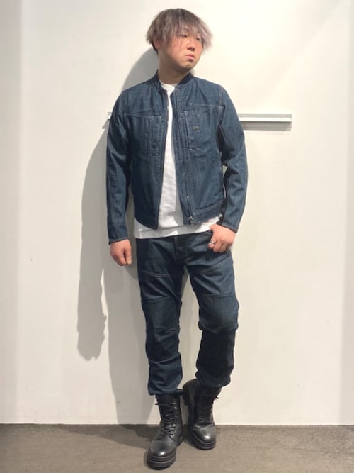 G-STAR RAW デニムジャケット gジャン Biker Neo Raw Jacket/バイカー