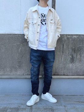 「G-STAR RAW（ジースターロゥ）のアイテム（ジャケット/アウター）」を使った、G-Star RAWさん（メンズ・169cm）の春コーディネート