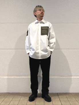 「G-STAR（ジースター）のアイテム」を使った、G-Star RAWさん（メンズ・178cm）の春コーディネート