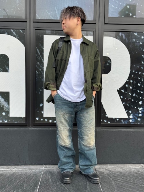 Reversible Overshirt/リバーシブルオーバーサイズリラックスシャツ 