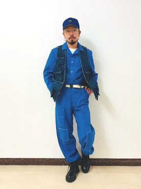 「G-STAR RAW（ジースターロゥ）のアイテム（ジャケット/アウター）」を使った、G-Star RAWさん（メンズ・170cm）の春コーディネート