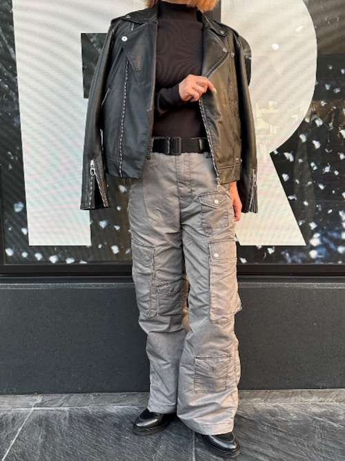 LEATHER BIKER JACKET/レザーライダースジャケット（ライダース