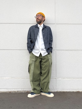 「G-STAR（ジースター）のアイテム」を使った、G-Star RAWさん（メンズ・170cm）の春コーディネート