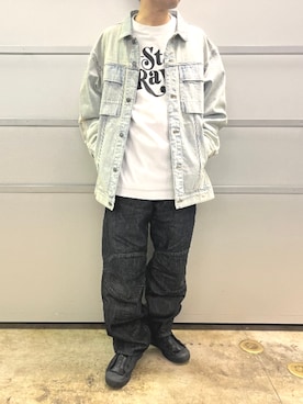 「G-STAR RAW（ジースターロゥ）のアイテム（ジャケット/アウター）」を使った、G-Star RAWさん（メンズ・169cm）の春コーディネート