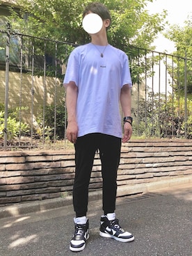 「MSGM（エムエスジーエム）のアイテム（Tシャツ/カットソー）」を使った、🄲🄷🄸🄺🄰🅃🄰🄺🅄さん（メンズ・174cm）の秋コーディネート