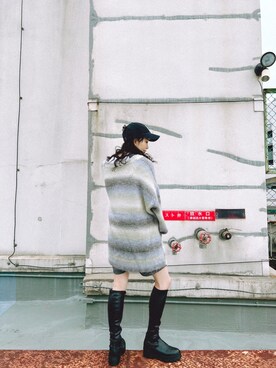 「SPINNS（スピンズ）のアイテム（カーディガン/ボレロ）」を使った、kimiratsukaさん（レディース・155cm）の秋コーディネート