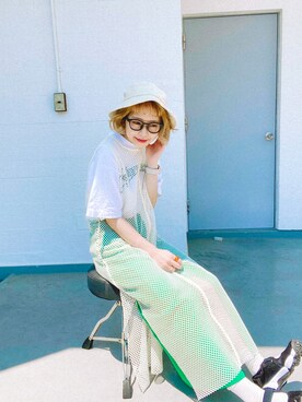 「SPINNS（スピンズ）のアイテム（ワンピース）」を使った、kimiratsukaさん（レディース・155cm）の春コーディネート