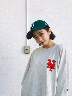 「NY」｜kimiratsukaさん（レディース・155cm）の夏コーディネート