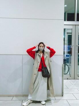 「SPINNS（スピンズ）のアイテム（ワンピース/ドレス）」を使った、kimiratsukaさん（レディース・155cm）の春コーディネート