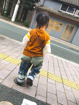 「デニム＆ダンガリー」｜oym@co.juさん（キッズ・110cm）の秋コーディネート