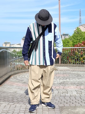 ぼんじりさん(メンズ・179cm)の春コーディネート