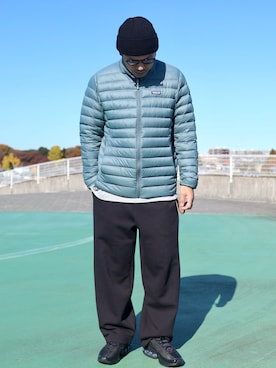 「アイテム（スニーカー）」を使った、ぼんじりさん（メンズ・179cm）の秋コーディネート