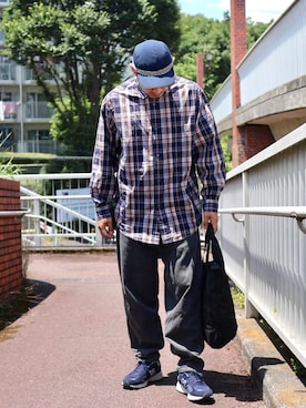 ぼんじりさん（メンズ・179cm）の夏コーディネート