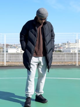 ぼんじりさん（メンズ・179cm）の冬コーディネート