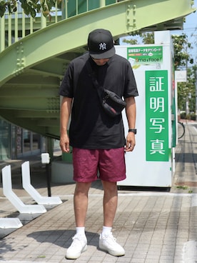 「NIKEACG」｜ぼんじりさん（メンズ・179cm）の夏コーディネート