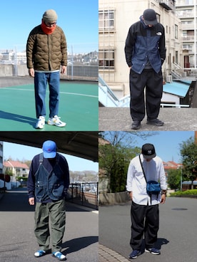 「patagonia」｜「アイテム（その他）」を使った、ぼんじりさん（メンズ・179cm）の冬コーディネート
