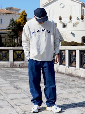 ぼんじりさん（メンズ・179cm）の冬コーディネート