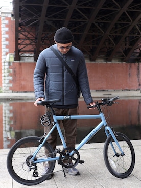 「patagonia」｜「アイテム（スウェット）」を使った、ぼんじりさん（メンズ・179cm）の冬コーディネート
