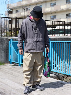 ぼんじりさん（メンズ・179cm）の春コーディネート