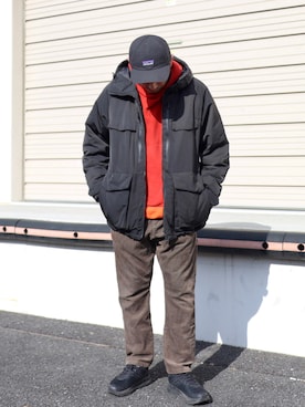 「NIKEACG」｜ぼんじりさん（メンズ・179cm）の冬コーディネート