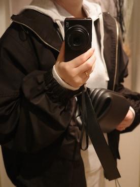 「アイテム（スウェットパンツ）」を使った、nayumiさん（レディース・158cm）の秋コーディネート