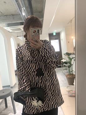 「アイテム（ネックレス）」を使った、manachin◡̈*さん（レディース・156cm）の秋コーディネート