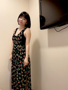 「アイテム（ワンピース/ドレス）」を使った、Emma wuさん（レディース・160cm・40代）の春コーディネート