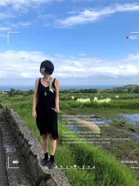 「アイテム（ワンピース/ドレス）」を使った、Emma wuさん（レディース・160cm・40代）の冬コーディネート