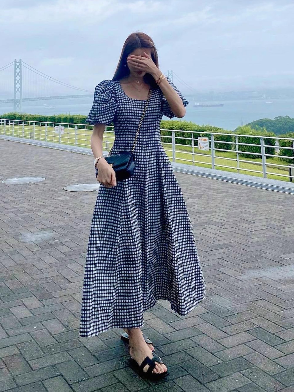 Madder Vintage】 チェックワンピース