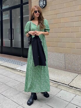 「madder vintage」｜「アイテム（ブーツ）」を使った、Akaneさん（レディース・163cm）の秋コーディネート