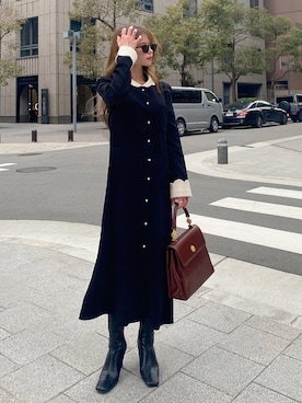 「madder vintage」｜「アイテム（ブーツ）」を使った、Akaneさん（レディース・163cm）の春コーディネート