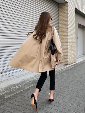 「madder vintage」｜「アイテム（ジャケット/アウター）」を使った、Akaneさん（レディース・163cm）の春コーディネート