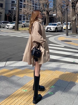 「madder vintage」｜「アイテム（ジャケット/アウター）」を使った、Akaneさん（レディース・163cm）の冬コーディネート