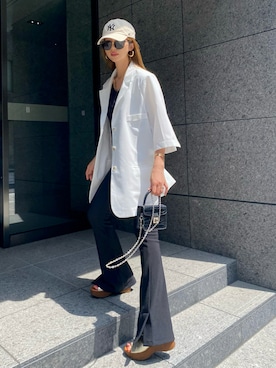 「madder vintage」｜「アイテム（帽子）」を使った、Akaneさん（レディース・163cm）の秋コーディネート