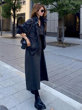 「madder vintage」｜「アイテム（ジャケット/アウター）」を使った、Akaneさん（レディース・163cm）の秋コーディネート