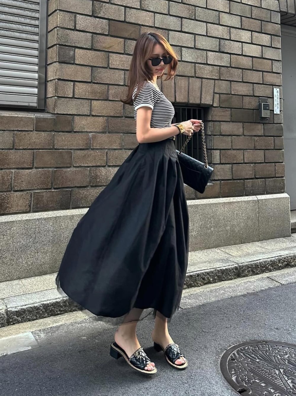 【夏のコーデに合わせたい！スポーティに♪】CHANEL サンダル 夏のコーデに合わせたい！スポーティに♪】CHANEL サンダル