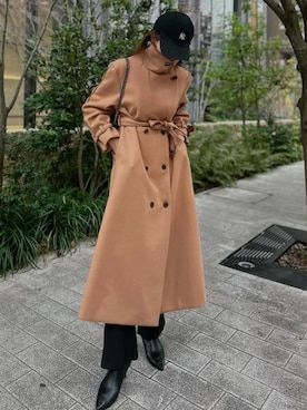 「madder vintage」｜Akaneさん（レディース・163cm）の冬コーディネート