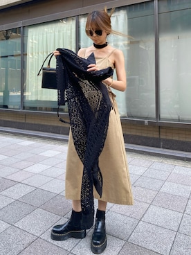 「madder vintage」｜「アイテム（ブーツ）」を使った、Akaneさん（レディース・163cm）の夏コーディネート