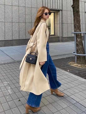 「madder vintage」｜「アイテム（ジャケット/アウター）」を使った、Akaneさん（レディース・163cm）の秋コーディネート