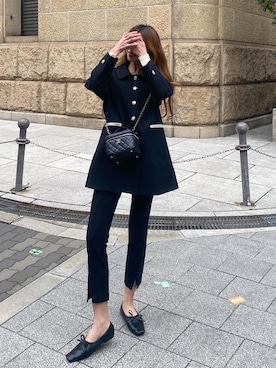 「madder vintage」｜「アイテム（ジャケット/アウター）」を使った、Akaneさん（レディース・163cm）の冬コーディネート